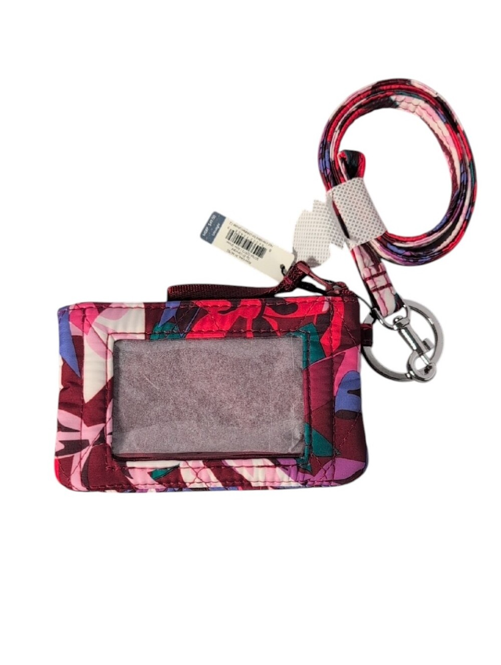 Vera Bradley Outlet Zip ID Lanyard in Bow Show Ultralight
